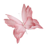 Maxbell Artificial Butterfly Decoration DIY Giant Butterfly for Wedding Bedroom Wall Pink