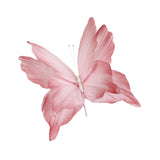 Maxbell Artificial Butterfly Decoration DIY Giant Butterfly for Wedding Bedroom Wall Pink