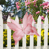 Maxbell Artificial Butterfly Decoration DIY Giant Butterfly for Wedding Bedroom Wall Pink