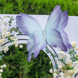 Maxbell Artificial Butterfly Decoration DIY Giant Butterfly for Wedding Bedroom Wall Blue