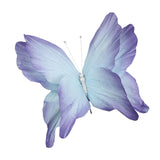 Maxbell Artificial Butterfly Decoration DIY Giant Butterfly for Wedding Bedroom Wall Blue