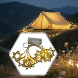Maxbell Star of Lights String Lights Decorations for Shabbat Hanukkah Chanukah gold