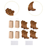 Maxbell Western Cowboy Boots Flower Boxes DIY for Anniversary Wedding Supplies Table