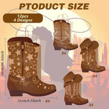 Maxbell Western Cowboy Boots Flower Boxes DIY for Anniversary Wedding Supplies Table