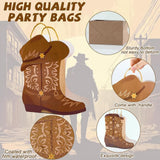 Maxbell Western Cowboy Boots Flower Boxes DIY for Anniversary Wedding Supplies Table