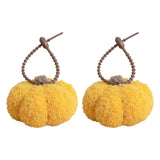 Maxbell 2x Pumpkin Keychain Lovely Pumpkin Plush Pendant for Handbag Tote Decoration