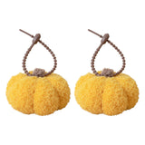 Maxbell 2x Pumpkin Keychain Lovely Pumpkin Plush Pendant for Handbag Tote Decoration