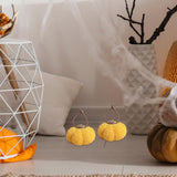 Maxbell 2x Pumpkin Keychain Lovely Pumpkin Plush Pendant for Handbag Tote Decoration