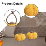 Maxbell 2x Pumpkin Keychain Lovely Pumpkin Plush Pendant for Handbag Tote Decoration