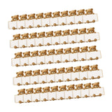 Maxbell 50 Pieces Bear Name Place Cards Multipurpose Modern Decorative Greeting Card