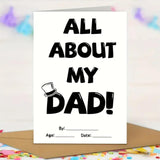 Maxbell Happy Father's Day Card Funny from Son Daughter Kids with Envelope for Daddy
