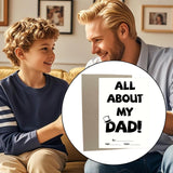 Maxbell Happy Father's Day Card Funny from Son Daughter Kids with Envelope for Daddy