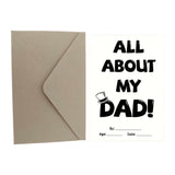 Maxbell Happy Father's Day Card Funny from Son Daughter Kids with Envelope for Daddy