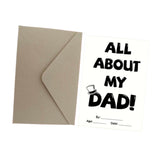 Maxbell Happy Father's Day Card Funny from Son Daughter Kids with Envelope for Daddy