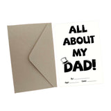 Maxbell Happy Father's Day Card Funny from Son Daughter Kids with Envelope for Daddy