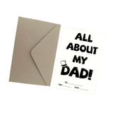 Maxbell Happy Father's Day Card Funny from Son Daughter Kids with Envelope for Daddy
