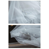 Maxbell Bridal Veil 260cm Two Tier Dress up Headwear for Prom Proposal Bridal Shower