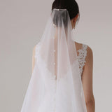 Maxbell Bridal Veil 260cm Two Tier Dress up Headwear for Prom Proposal Bridal Shower