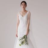 Maxbell Bridal Veil 260cm Two Tier Dress up Headwear for Prom Proposal Bridal Shower