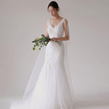 Maxbell Bridal Veil 260cm Two Tier Dress up Headwear for Prom Proposal Bridal Shower