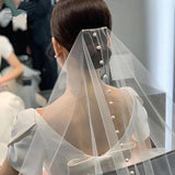 Maxbell Bridal Veil 260cm Two Tier Dress up Headwear for Prom Proposal Bridal Shower