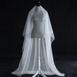 Maxbell Bridal Veil 260cm Two Tier Dress up Headwear for Prom Proposal Bridal Shower