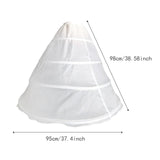 Maxbell Women Crinoline Underskirt Bridal Petticoat for Evening Party Cosplay