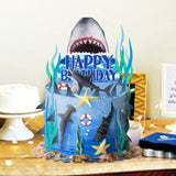 Maxbell Shark Cake Toppers Sea Party Supplies Baby Shower Under The Sea Cake Toppers