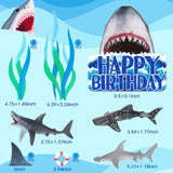 Maxbell Shark Cake Toppers Sea Party Supplies Baby Shower Under The Sea Cake Toppers