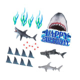 Maxbell Shark Cake Toppers Sea Party Supplies Baby Shower Under The Sea Cake Toppers