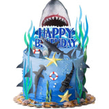 Maxbell Shark Cake Toppers Sea Party Supplies Baby Shower Under The Sea Cake Toppers