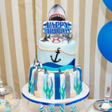 Maxbell Shark Cake Toppers Sea Party Supplies Baby Shower Under The Sea Cake Toppers