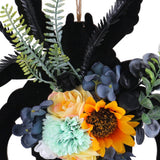 Maxbell Halloween Wreath Decor Decorative Hanging Ornament for Home Restaurant Porch