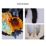 Maxbell Halloween Wreath Decor Decorative Hanging Ornament for Home Restaurant Porch