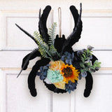 Maxbell Halloween Wreath Decor Decorative Hanging Ornament for Home Restaurant Porch