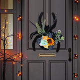 Maxbell Halloween Wreath Decor Decorative Hanging Ornament for Home Restaurant Porch