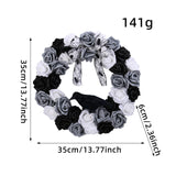 Maxbell Halloween Wreath Spooky Whimsical Halloween Decoration for Party Door Window