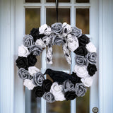 Maxbell Halloween Wreath Spooky Whimsical Halloween Decoration for Party Door Window