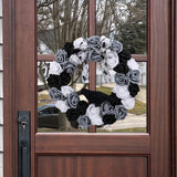 Maxbell Halloween Wreath Spooky Whimsical Halloween Decoration for Party Door Window