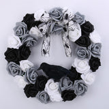 Maxbell Halloween Wreath Spooky Whimsical Halloween Decoration for Party Door Window