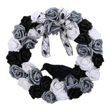 Maxbell Halloween Wreath Spooky Whimsical Halloween Decoration for Party Door Window