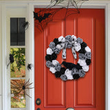 Maxbell Halloween Wreath Spooky Whimsical Halloween Decoration for Party Door Window