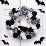 Maxbell Halloween Wreath Spooky Whimsical Halloween Decoration for Party Door Window
