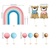 Maxbell 27 Pieces Cake Toppers Artwork for Congratulation Baking Decoration Festival