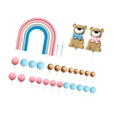 Maxbell 27 Pieces Cake Toppers Artwork for Congratulation Baking Decoration Festival
