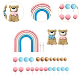 Maxbell 27 Pieces Cake Toppers Artwork for Congratulation Baking Decoration Festival