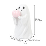 Maxbell Ghost Statue Decorative Cute Halloween Ghost Figurine for Yard Outdoor Porch