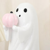Maxbell Ghost Statue Decorative Cute Halloween Ghost Figurine for Yard Outdoor Porch