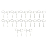 Maxbell 12 Pieces Cupcake Toppers Elegant for Bridal Engagement Bouquets Baby Shower