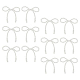 Maxbell 12 Pieces Cupcake Toppers Elegant for Bridal Engagement Bouquets Baby Shower